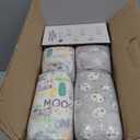 The Honest Company Clean Conscious Diapers® Up to 100% Leak Protection Design Hypoallergenic Fragrance Free Multi-Colored Giraffes + Barnyard Babies, Size 2, 72 Count