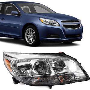 FIONE Headlight Assembly Compatible with Chevy Malibu 2013-2015 Projector/2016 Limited Replacement Halogen Headlamp Right Passenger Side 23294938 25919066 GM2503362