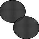 EcoNour Semi-Transparent Static Cling Window Shade for Car Sun Visor | 2Pack Mesh - Circle Glare Patch | Glare Protection for Windshield & Driving Safety | Sun Glare Protection Accessories
