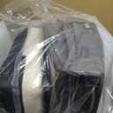 K&H Pet Products Bucket Booster for Small & Medium Dogs - Washable Heated Car Seat with Safety Leashes - Charcoal/ Cream