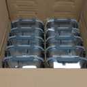 VERONES 10 Pack Glass Meal Prep Containers 2 Compartment Set, 30 OZ Airtight Glass Lunch Containers, Glass Food Storage Containers with Lids, for Microwave, Oven, Freezer & Dishwasher FriendlyGrey