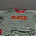 MNLYBABY Sleigh Christmas Sweatshirt Women Merry Christmas Holiday Crewneck Long Sleeve Shirts Funny Xmas Pullover Top, Size Small, Green