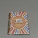 Mhfpl Be Kind Cute Rainbow Spiral 160 Pages Blank Notebook, Mental Health Awarenes Gifts for Women, Motivational Inspirational Gifts for Sister Friend, Appreciation Thank You Present for Coworker