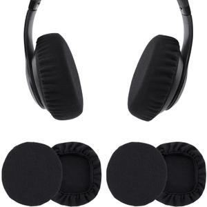 BlingKingdom 2 Pairs Headphone Earpad Covers Headphone Sweat Covers Washable and Stretchable Ear Pads Protectors for Gym Libraries, Studying Gaming (9-11 cm)