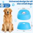 Slow Feeder Dog Lick Bowls, Dog Licking Bowl with Rolling Ball, Anti-Slip Lick Bowls with Roller Ball for Dogs, Pet Licking Toy for Puppy Small Medium Large Dogs, Spin to Eat Yogurt & Bone Broth