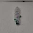 FEOMOS Frosted Glass Privacy Film, Static Cling Window Tint for Home Decor - Anti UV Black Lattice Sun Blocking, 17.3x118 inches