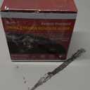 Smoke and Carbon Monoxide Detector - Battery Powered Monoxide Alarm with Dual Sensor and Digital Display, Portable Fire and CO Warning Light Indicators for Kitchen Home (No Battery) 2 Pack