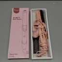 Travel Curling Iron,100-120V Dual Voltage Curling Iron 1 inch,2 in 1 Hair Straightener and Curler for Short/Shoulder Length Hair