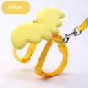 2 x Pet Cole Duck Outside Walking Harness Leash, Adjustable Outdoor Training Traction Rope, Duck Harness and Leash for Real Ducks Cat Dog Hen Chickens Goose Small Pet (yellow)