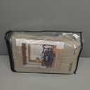 Burlywood Birch Linen Pinch Pleated Curtains 120 Inches Long for Living Room Pleated Drapes Hooks Back Tab Thick Linen Textured Boho Farmhouse Country Extra Long 120 Inch Curtain for Dining Bedroom