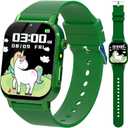 Kids Smart Watch Boys and Girls Toys for Age 5-12, 32 Puzzle Games HD Touch Screen Video Music Player Alarm Learning Cards Audiobook Calendar Calculator Pedometer Educational Toys Birthday Gifts (Green)