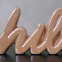 Ceramic Sign Set of 4 7x3