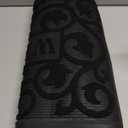 Smiry Welcome Door Mat Outside Entrance, Heavy Duty Trap Dirt and Moisture Easy Clean Low Profile Patio Porch Indoor Outdoor Front Doormat for Entry, 29.5x17 Inch, Black/Welcome