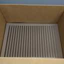 14"x20" Aluminum Gable Vent with Screen Shed and Attic Vent for Walls, Doors, and Containers Exterior Louvered Vent with 12"x18" Opening Sleek and Sturdy Brown