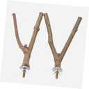 balacoo 8 Sets Stainless Steel Bird Cage Perch Screws and Nuts Kit Lightweight Bird Perch Fixing Accessories Easy Installation for Parrots and Small Pets