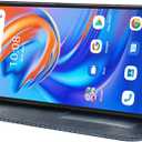 Case for Umidigi A13S Leather Case,Case for Umidigi A13 Case Cover,Case for Umidigi A13 Pro Case Flip Pu Leather Cover Blue (Gold)