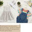 Concepts 20 Pack Premium Heavy Duty Gold Glitter Acrylic Kids Hangers, Elegant for Baby Nursery Space-Saving Non-Slip Clothes Hangers with Gold Hook