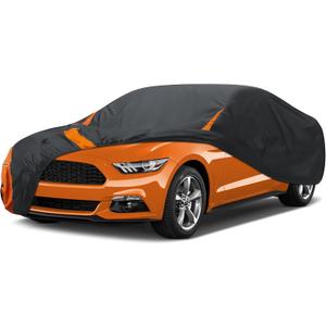 in Full Exterior Waterproof Car Cover All Weather,UV Resistant, Dustproof.Fit BMW 8 Series,Buick Reatta,Chevrolet Camaro,Pontiac Firebird,Lexus SC,Mustang,Jaguar,Subaru WRX etc. Size C4
