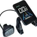 Ebike LCD Display Meter YL81F 36V 48V Electric Bicycle Speed Control Panel with Waterproof 5-pin Connector Ebike Speedometer