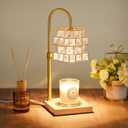 Candle Warmer Lamp with Timer,Electric Candle Warmer Dimmable and Height Adjustable Wax Melt Warmer for Scented Wax Jar Candles,Aromatherapy Decorative Candle Heater Home Fragrance Warmer