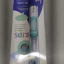 SEAGO Kids Electric Toothbrush with 2 Mins Brushing Timer and 8 Replacement Bursh Heads,Rainbow LED Light Make Brushing Fun, Blue Color Boys Battery Powerd Toothbrush for 4-12 Years Old (Green)