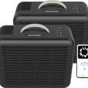 PuroAir Air Purifier 100i Smart HEPA Air Purifiers for Home Pets - Portable Small Air Purifier Filters up to 550 Ft of Pollutants, Smoke, Pollen, Dust - Room Air Purifiers for Bedroom, Office (2PK)