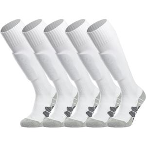 APTESOL Knee High Soccer Socks (1/3/5 Pair) Team Sport Cushion Athletic Socks for Kids Youth Adult (Small)