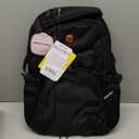 SwissGear 1900 Scansmart Mini/Slim Version, Fits Most 13 Inch Laptops and Tablets, TSA Friendly Backpack, Black