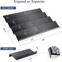 Mulush Metal Spice Rack Tray - Spice Drawer Organizer for Kitchen Cabinets Storage and Organization (Jars Not Included)