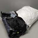 QUNSUNUS Waterproof Golf Cart Cover 2/4/4+2 Passenger, Universal Fit for Yamaha, Honda, Club Car, EZGO and Most Brands, Heavy Duty 4 Seater Golf Cart Cover with Zipper and Straps (Black)