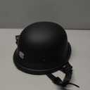 German Style Motorcycle Half Helmet, Retro Half Face Helmet for Adult Men Women DOT Approved (X-Large)