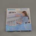 Balnore Vibrating Mattress pad Baby Gentle Vibrations, 3 Adjustable Modes, 90-Minute Timer Perfect for Cribs, Strollers, and Travel Ideal Sleep Aid for Newborns & Parents on The Go, Light Blue