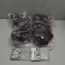 Neutral Fall Garland for Mantle Fireplace - 2 Pack 6Ft Plum Cimicifuga Seeded Leaf Garlands Purple Autumn Decor Table Decorations for Home Indoor Door Halloween Realistic Leaves Garlands Outdoor (5.9Ft)