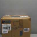 Aeitto Nugget Ice Maker Countertop, Pellet Ice Machine Soft Chewable Ice 40lbs/Day, One-Click Operation, Auto Self-Cleaning Crushed Ice Makers Stainless with Scoop for Home/Kitchen/Office (Silver)