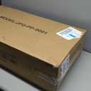 3 Tier Slim Bathroom Storage Cabinet, Narrow Organizer with Wheels and Toilet Paper Holder, Waterproof, No Assembly Required, Perfect for Small Spaces in Bathroom, Kitchen and Bedroom (Cream White a)