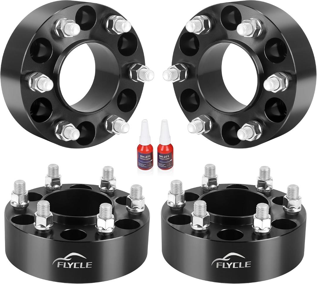 2 inch 6x5.5 Wheel Spacers for 2019-2026 Ram 1500, 6 Lug 6x139.7mm Wheel Spacer for Ram 1500 with 14x1.5 & 77.8mm