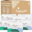 Our Diapers | EWG Verified Safe & Plant-Based Diapers | Leak Protection | Soft Organic Cotton Shell | Chlorine-Free Diaper for Sensitive Skin | Size Newborn (<10 lbs) 192 Count