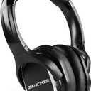 Wireless RF Headphones for TV Watching, Over-Ear Stereo Headsets for Hard of Hearing, 330ft Signal Range (Require Transmitter, Transmitter Not Included)