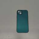 Casechics Compatible with iPhone Case,Luxury Matte Hard PC Slim Fit Ultra Thin Lightweight Camera Lens Protection Soft Shockproof Cover Phone Case (Green,iPhone 14 Plus)