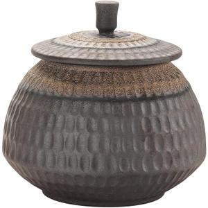 Ceramic Airtight Canister,27 Oz /800ml Food Storage Jar for Loose Tea,Coffee Beans,Herb,Candy,Spices,Nuts