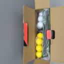 Pop-Up Golf Chipping Net - Ultimate Target Training Chip Aids for Precision & Distance, Outdoor | Indoor Practice, Golfer Gift (1 Black Net+ 2 Mats+ 12 Balls + 6 Greeting Cards)