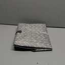 Portable Changing Pad for Baby, Waterproof Travel Changing Pads for Moms, Dads, with Built-in Pillow, Excellent Baby Shower, Registry Gifts (Grey Wave Print)