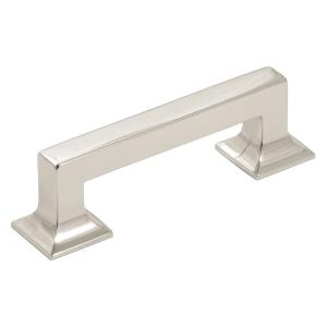 Hickory Hardware P3010-14 3-Inch Studio Collection Cabinet Pull, 3-Inch, Bright Nickel