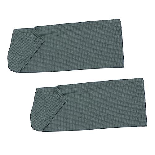 PRETYZOOM 1pair Sofa Armrest Cover Stretchy Towels for Arm Rest Light Green for Easy to Clean and Maintain