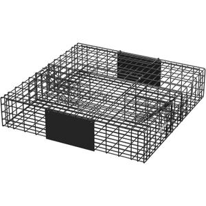 Garvee Squirrel Trap with Carrying Handle 2-Door Humane Live Animal Catch Release Cage Indoor Outdoor Catcher for Chipmunks Squirrels Weasels Voles Rabbits Moles Guinea Pigs Hamsters