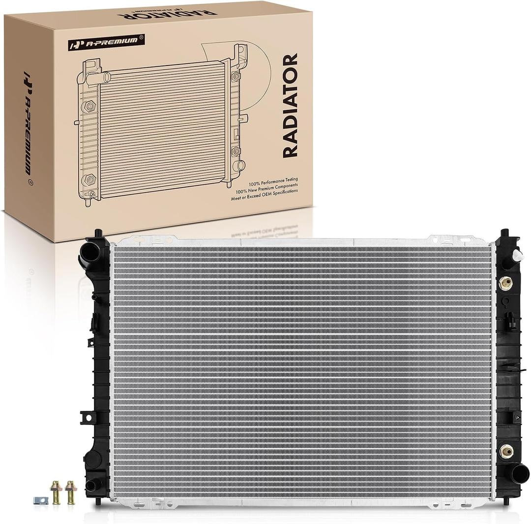 A-Premium Engine Coolant Radiator Assembly with Engine Oil Cooler Compatible with Ford Escape & Mazda Tribute & Mercury Mariner 2005-2008, 2.3L, Automatic Transmission, Replace# 6L8Z8005BA, H2MZ8005M