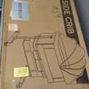 Baby Bassinet, 3 in 1 Bassinets Bedside Sleeper, Adjustable Height Bedside Sleeper with Rocking Mode, Breathable Mesh, Storage Basket, Wheels, Easy Assemble & Folding (Gray)