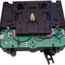 Generic Quartz Pendulum Clock Movement Mechanism Making for Good Performance Premium, 12.5cmx11.7cmx3.3cm, Black