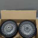 (4 Pack) Lawn Mower Wheels Kit Compatible with Honda HRR216 HRS216 HRT216 Walk Behind Lawn Mower - 2 Rear Wheels Replaces 42710-VE2-M02ZE + 2 Front Wheels Replace for 44710-VL0-L02ZB