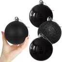 3.94" Large Christmas Balls Shatterproof Bronze Christmas Ornaments 6 Pcs Big Xmas Ornaments Balls for Xmas Tree Holiday Wedding Party Decoration